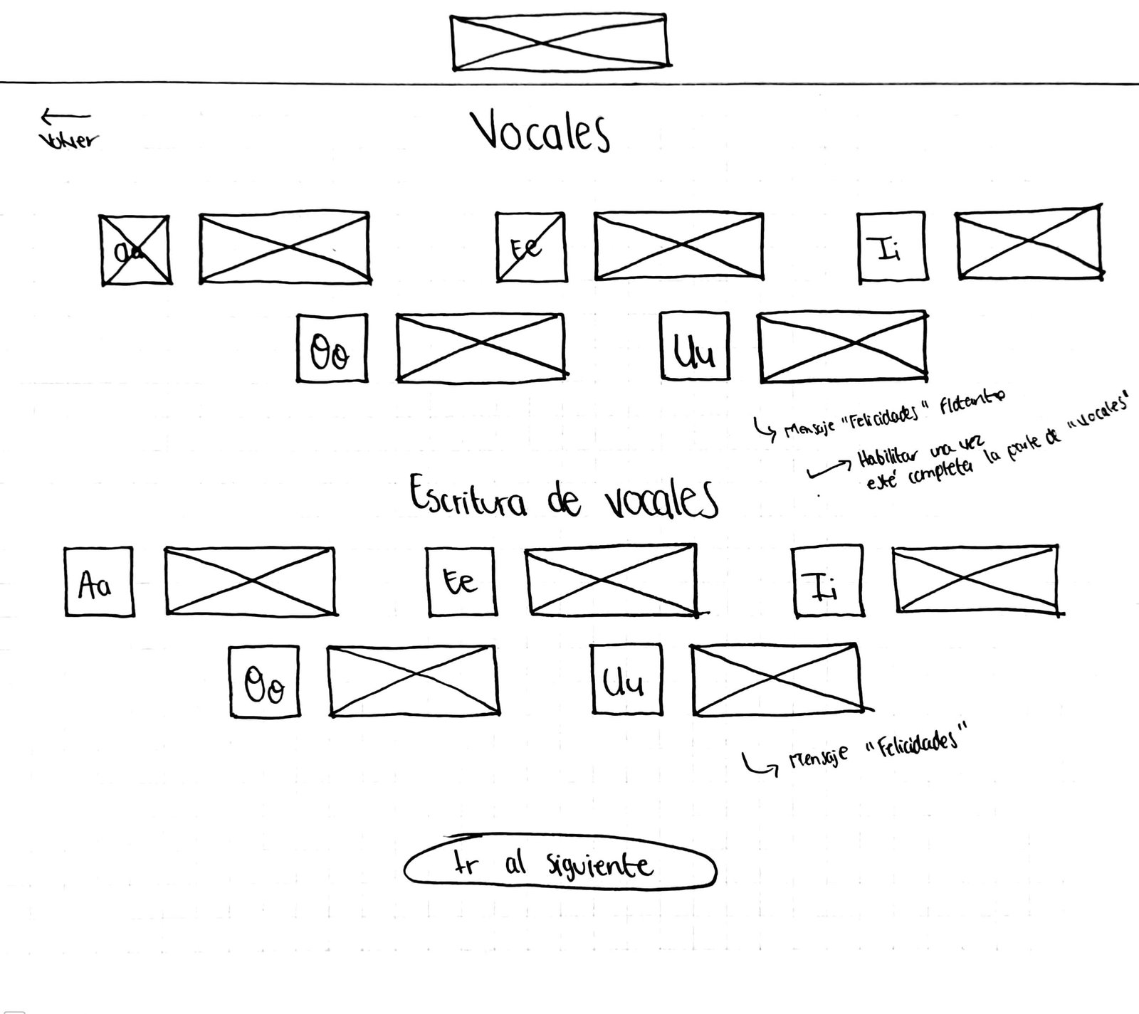 Paper Wireframes de Letra a Letra - Desktop