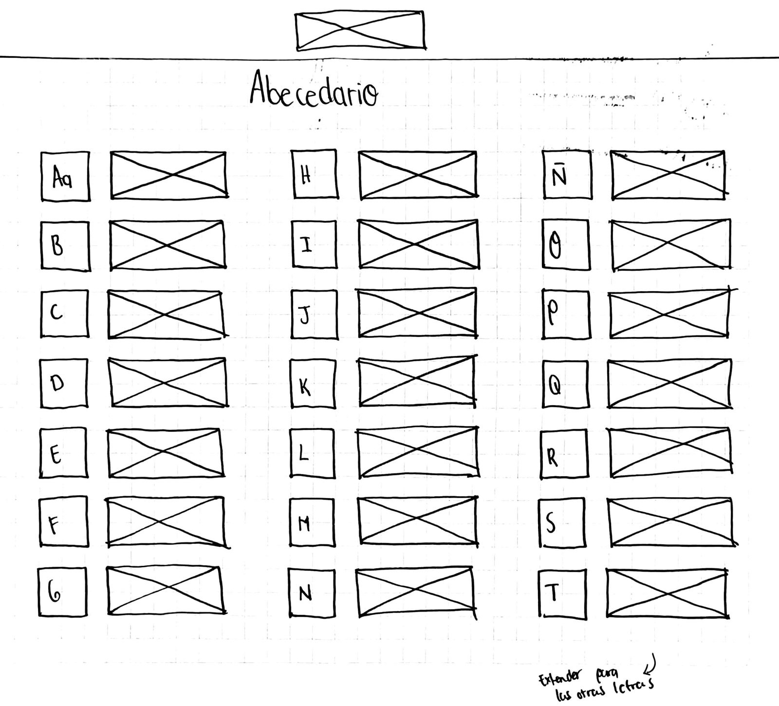 Paper Wireframes de Letra a Letra - Desktop