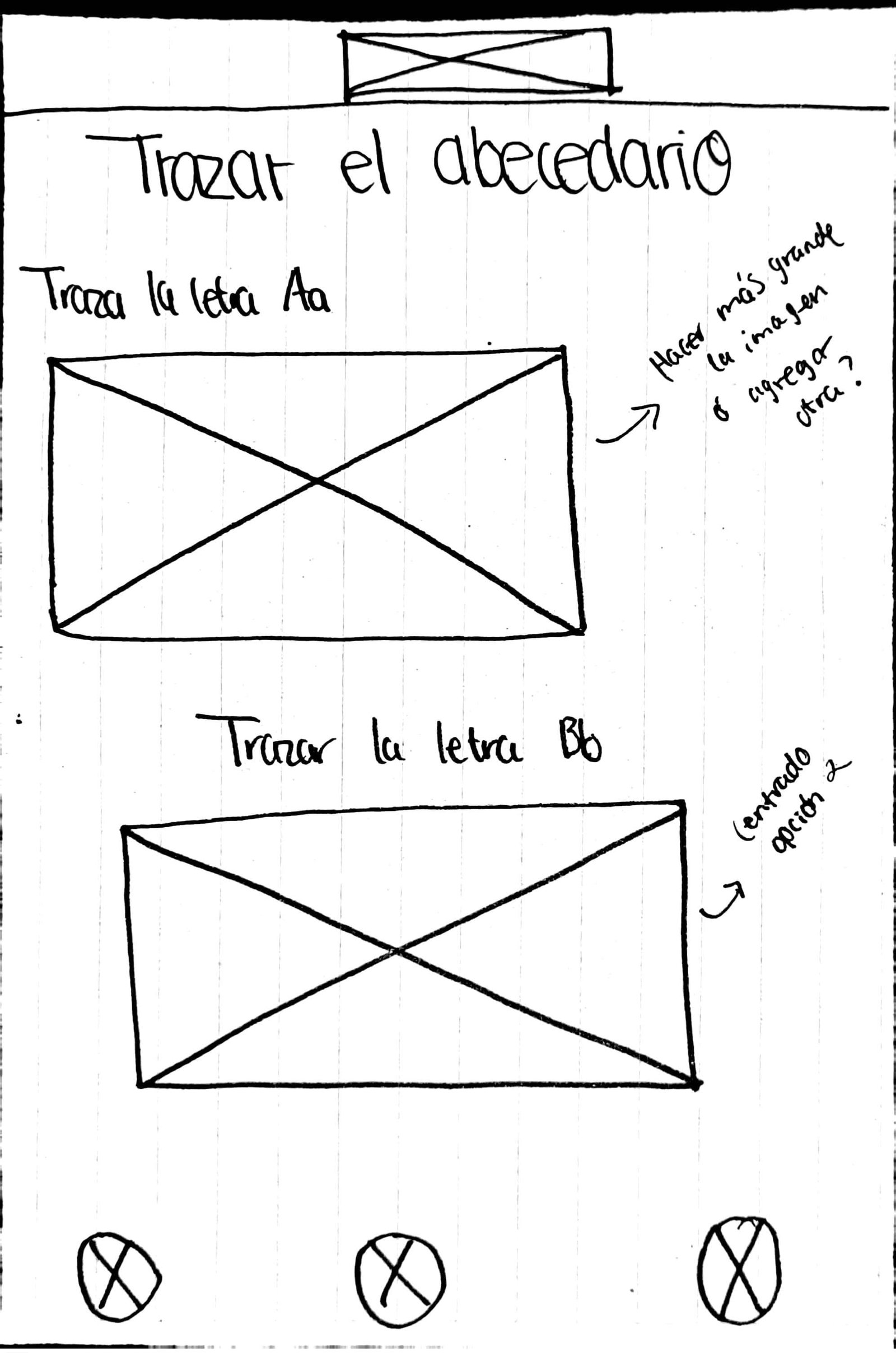 Paper Wireframes de Letra a Letra - Tablet